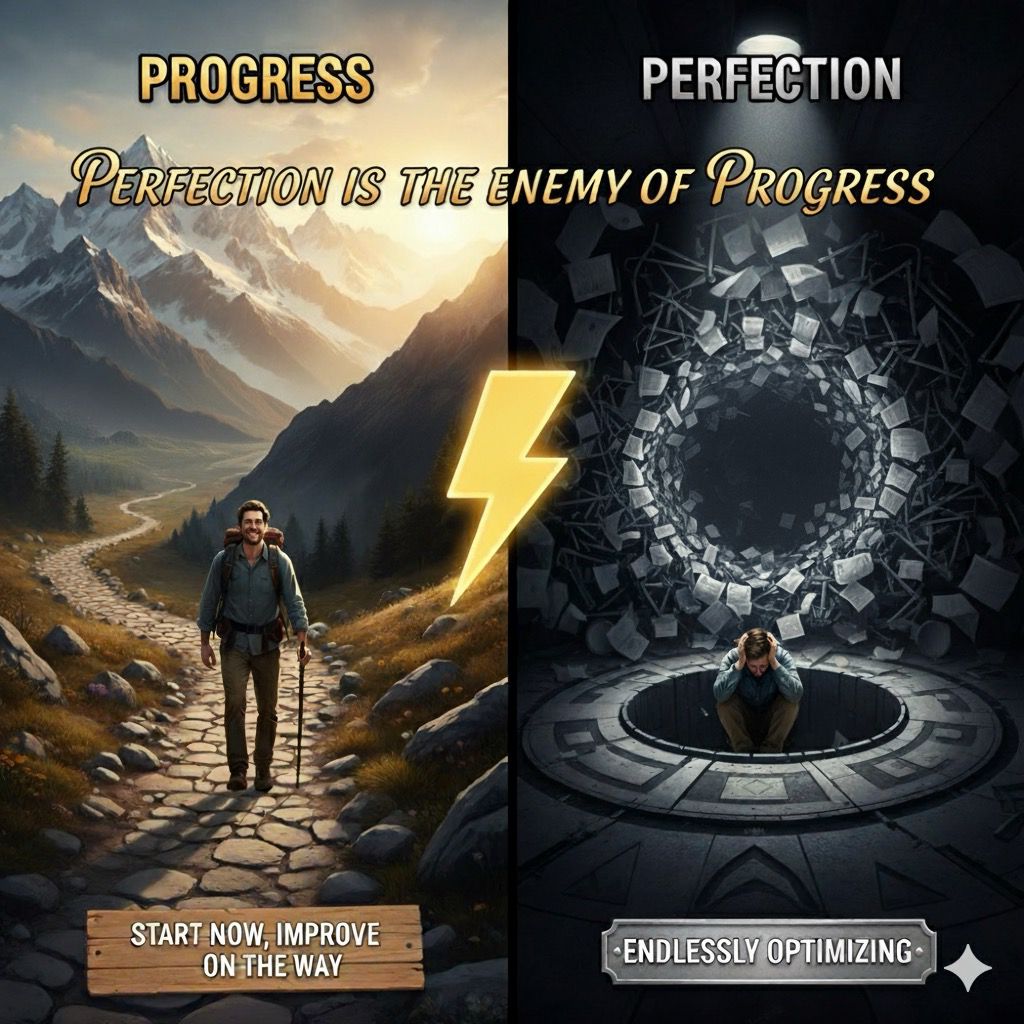 Perfection is the enemy of progress